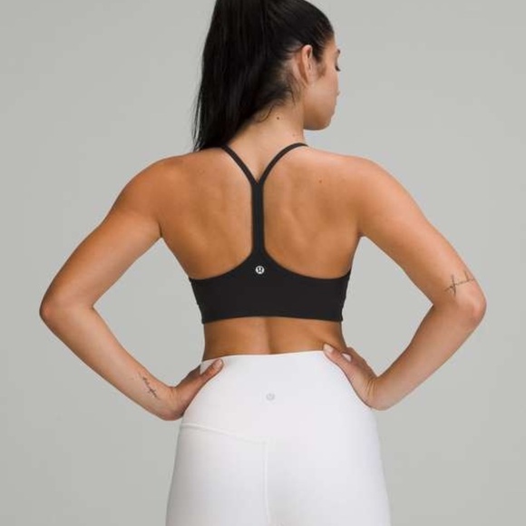 [NWT] Lululemon Flow Y Wrap-Front High-Neck Bra Light Support Brown - Sz 6 - Picture 15 of 15